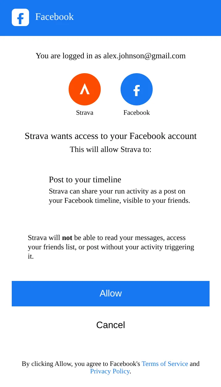 Strava Consent
